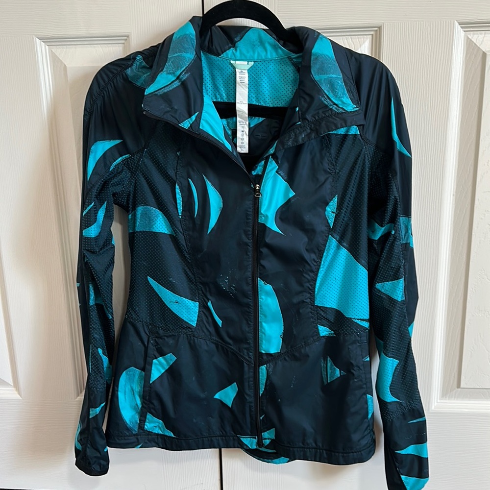 lululemon athletica Black and Teal Utility Jacket…. Make me an offer